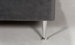 VÄRMDÖ Premium Sengepakke 160 Velvet Dark Grey