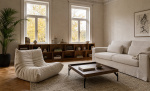 Bytt til bilde nr. 3 (VIKELAND Lenestol Beige)
