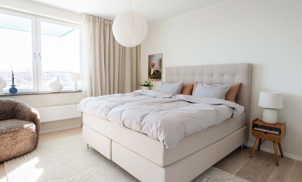 VRMD Premium Sengepakke 120 Beige i gruppen Soverom / Senger / Senger 120 hos Sofas & more (VPPKT120-BE)