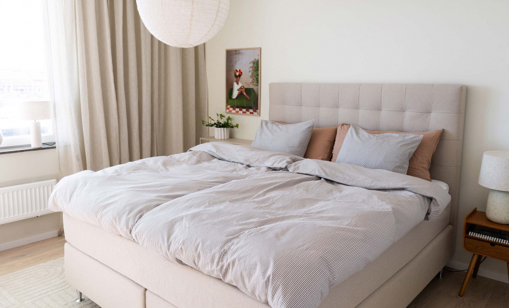 VRMD Premium Sengegavl 180 Beige i gruppen Soverom / Sengegavler / Sengegavler 180 hos Sofas & more (VPSG180-BE)